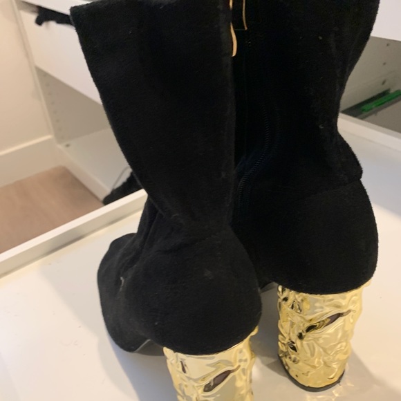 Peep toe block heel boot - Picture 4 of 9